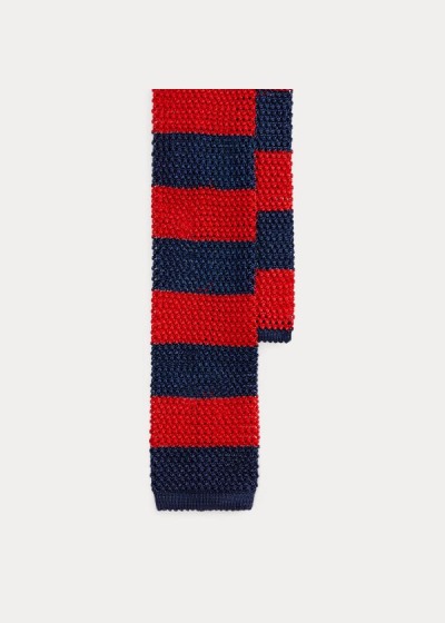 Laços Ralph Lauren Striped Knit Silk Homem 10285-QDVN